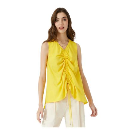 Manila Grace Top without sleeves with drawstring art. C290vu Gul, Dame