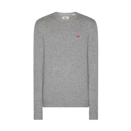 Levi's, Round-neck Knitwear Grijs, Heren, Maat:XS