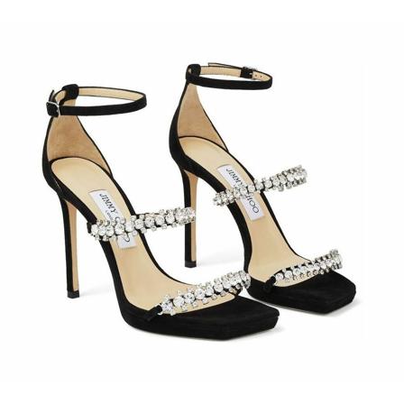 Jimmy Choo, High Heel Sandals Zwart, Dames, Maat:35 EU