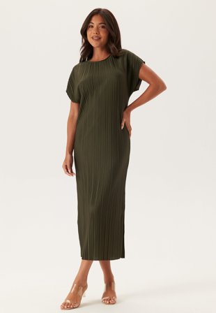 VILA-Vitahlia O-neck C/S MIDI DRESS-M