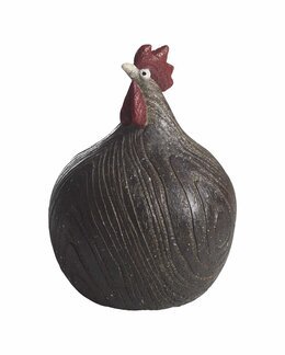 Höna Woddie Mörkbrun - 13 cm - Påsk - Nääsgränsgården