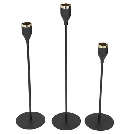 Vintage Lysestakesett Dekorativ Enkelthodet Lysestake for Hjem Spisebord Festdekor