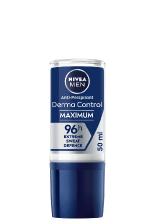 NIVEA Antiperspirant Deo Derma Dry Control Male Roll-on 50 ml MEN Herr