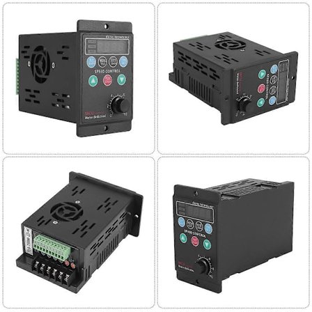 220V 750W Enkeltfaset Input 3-Faset Output Motor Driver Frekvensomformer med Fire-Cifret Digital