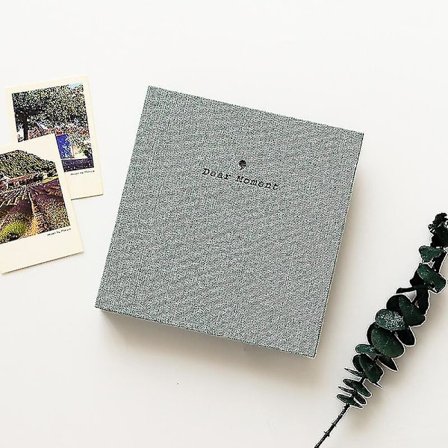 Fotoalbum Scrapbook Linne Konst Med Skyddsfilm Spara Bilder Permanent 5tum 50st