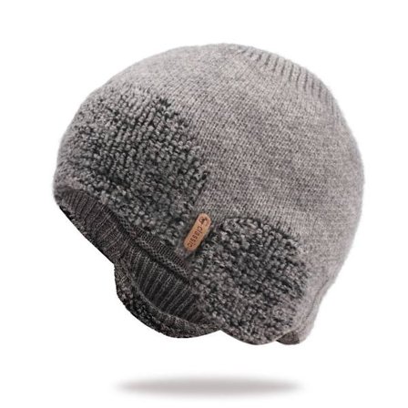 Ørebeskyttelseshat Udendørs øreklaphat GRÅ