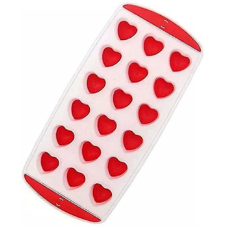 Silikon 18 Hjerte Isform Chokolade Gele Voksforme