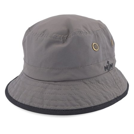 MJM Hats - Harmaa bucket Hattu - Charlie Taslan Anthracite Bucket @ Hatstore