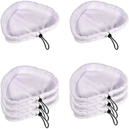 Ångmopp 8 Delar Mikrofiberduk Mikrofiber Ångrengöringsdynor Tvättbara Mopp Ersättningsdelar[HK]