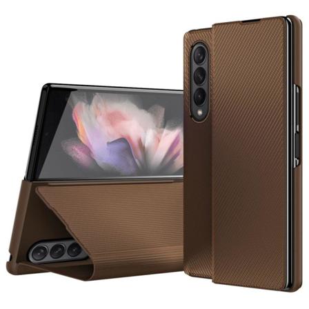Samsung Galaxy Z Fold4 5g Magnetic Auto-closure Folio Flip Fodra Brown