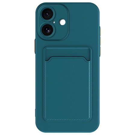 Mobilskal till iPhone 17 Korthållare TPU - Grön