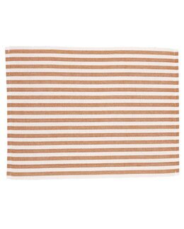 Bordbrikke Stripet Nina Oransje