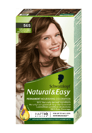 Schwarzkopf Natural & Easy 565 Mandel Ljus Gyllenbrun Hårfärg Unisex 142,5 ML