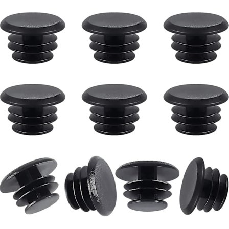 10 stycken styrstångsändpluggar i plast, cykelstyrstångsändlock för landsvägscykel, mountainbike, de flesta cyklar