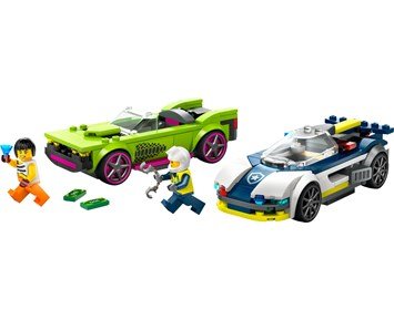 LEGO City Police Jakt med polisbil och muskelbil 60415