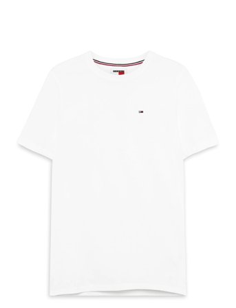 Tommy Jeans Tjm Xslim Jersey Tee - White - S