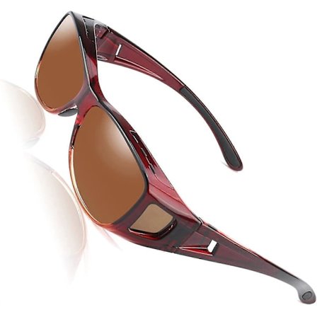 Fitover Solbriller på recept Bære Over Briller Oversized Polariserede Briller Til Mænd Kvinder Med UV-beskyttelse