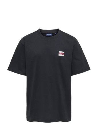 ONLY & SONS Osjfred Life Rlx Ss Label Tee Noos - Navy - 134-140