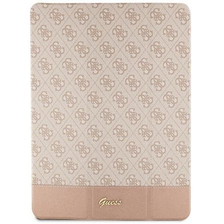 Guess 4G Stripe Allover-etui for iPad Pro 12,9" - rosa