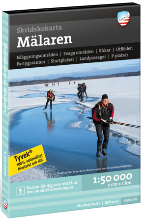 Calazo Skridskokarta Mälaren 1:50 000 - Övrigt För Långfärdsskridskor