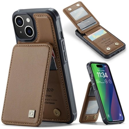 Fodral för iPhone 16Pro brun Flip