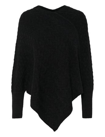 Kavinnie Poncho Black Kaffe