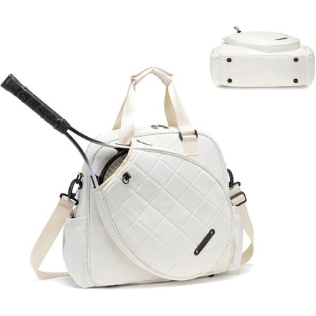 ING Vandtæt Tennis Taske Badminton Skuldertaske Justerbar Skulderrem Multifunktionel Sportstaske til Tennis- og Badmintonketchere til Voksne og