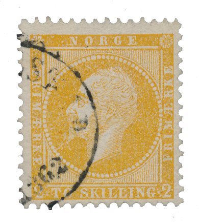 Norge 1856-1857 - AFA 2 - Stemplet