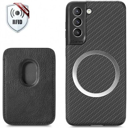 Samsung S21 FE Iskunkestävä kuori Magsafe RFID:llä