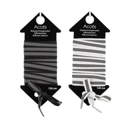 Reflekterende snørebånd - Reflekterende snørebånd giver øget sy