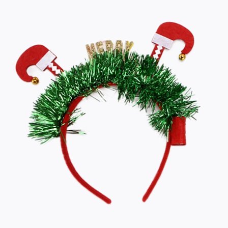 Christmas Themed Hair Hoop Glowing Princess Hairstyle Headband For Women Girls