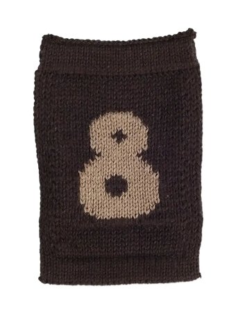 Smallstuff Knitted Flag, 8, Nature - Brown - ONE SIZE