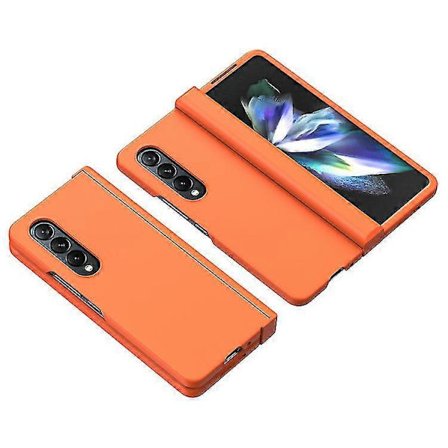 Anti-fingeravtrycksfodral Kompatibelt med Samsung Galaxy Z Fold 4, Hårt PC Anti-damm Skydd med Gångjärnsskydd