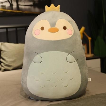 gosedyr store plyslegetøj dyr kawaii unicorm løve blød pude Pingvin 1 40-45 cm Räv 40-45 cm