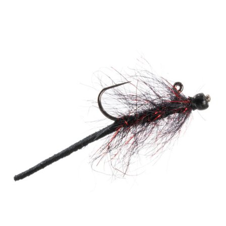 Umpqua Balanced Leather Leech Nano #10 - Black/Red