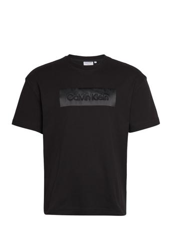 Embroidered Comfort T-Shirt T-shirts Short-sleeved Svart Calvin Klein