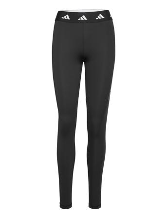 Techfit Long Leggings Running/training Tights Multi/mønstret Adidas Performance