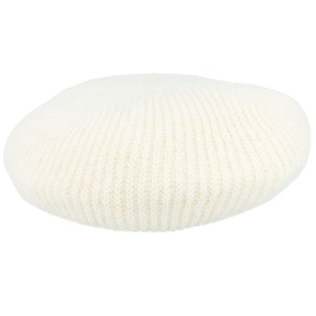 Barts - Vit beret Hatt - Inaru Cream Beret @ Hatstore