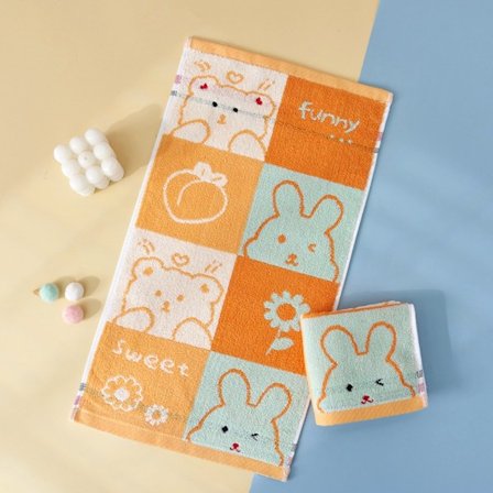 Barnehage Ansiktshåndkle Vaskehåndkle ORANSJE