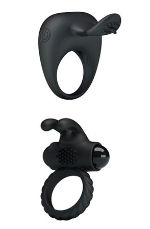 Stimulate Me - 2-pack Vibrerande Penisringar Pakettitarjous