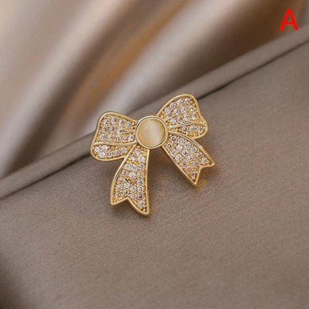 Bowknot Solsikke Rhinestone Crystal Broche Wedding Dress Up Bo