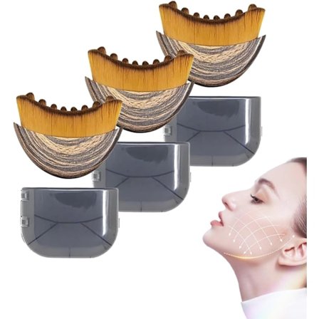 Drænage Massager, Drænage Børste, Konturbørste, Ansigtsværktøj, Hage & Kæbelinje Skulptur