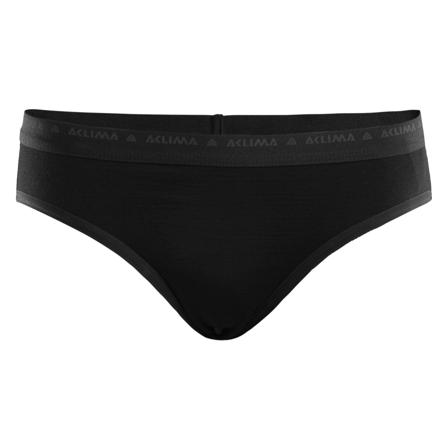 Aclima Women's LightWool Briefs Jet Black Alusvaatteet XS