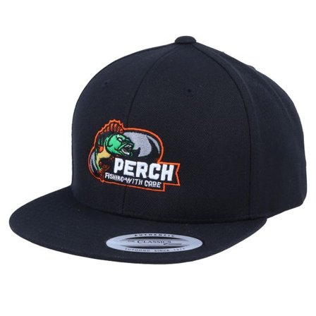 Skillfish - Svart snapback Keps - Kids Perch Black Snapback @ Hatstore