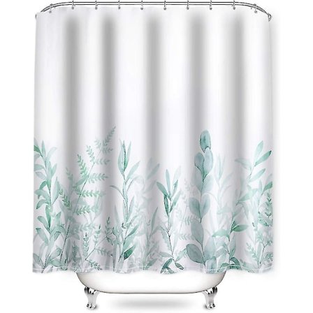 Bruseforhæng Badeforhæng med kroge Anti-skimmel Vaskbar Smukt trykt Høj kvalitet Skimmel