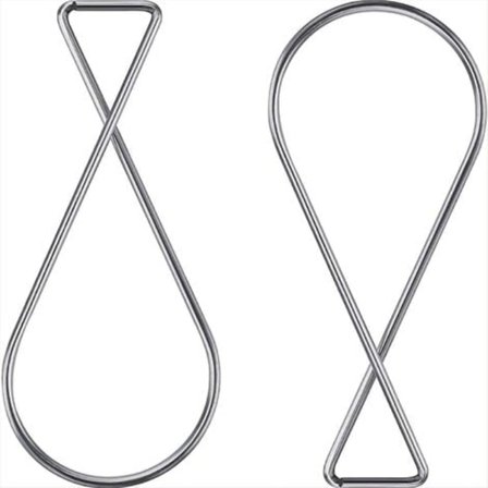 100 Pakke Tak Kroker T Form Klemme Figur 8 Klemmer Tak Klemme