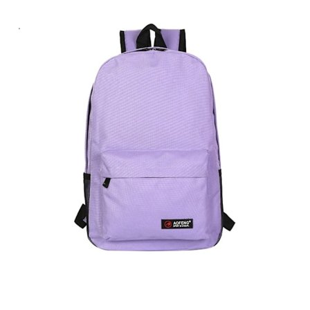 Mångsidig ryggsäck School Student Ryggsäck LILA