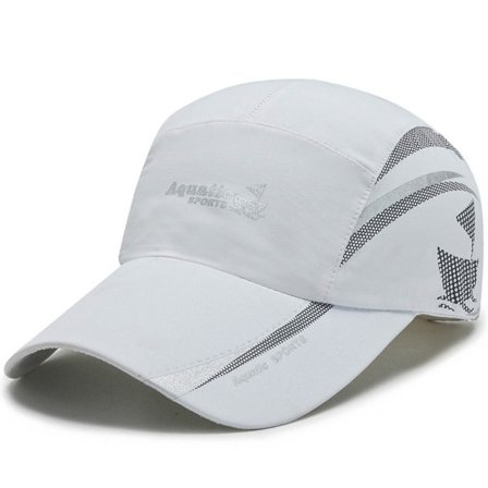 Qucik Dry Baseball Keps Golf Fiske Cap VIT