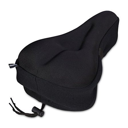 Sadelöverdrag med gel, sadelöverdrag cykel #med remmar