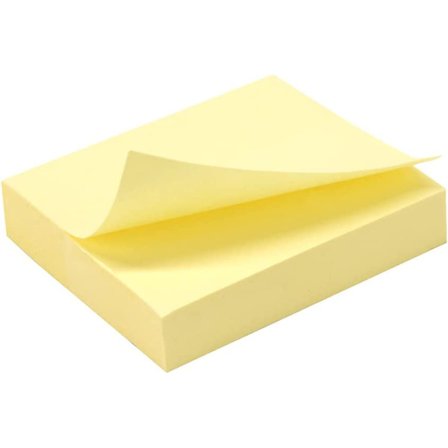 Flyttbar självhäftande anteckningsblock 100 ark 75*50 mm